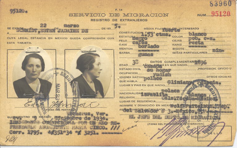 Ester Schmidt, Jadaime de