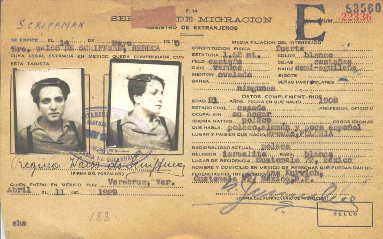 Rebeca Scriffman,  Waiss de