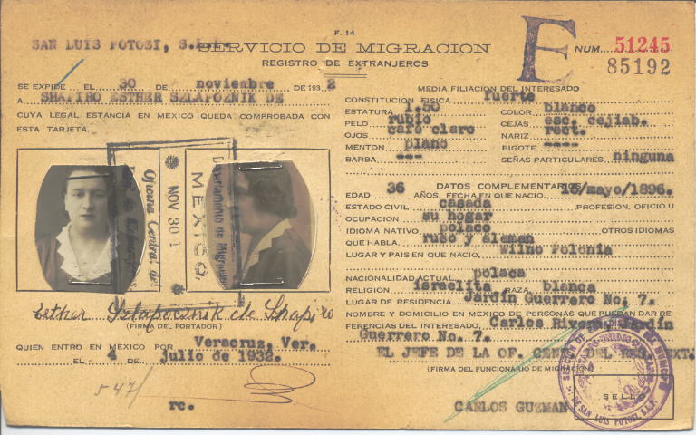 Esther Shapiro, Szlapoznik de