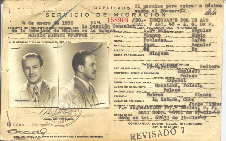 Mojsze Singer Pfefter