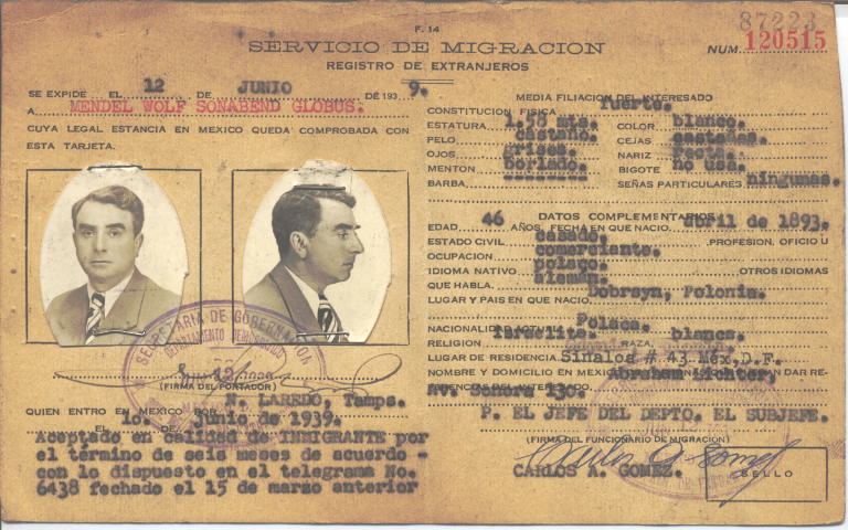 Mendel Wolf Sonabend Globus