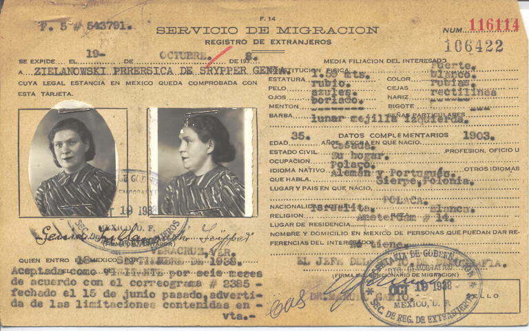 Genia Srypper, Zielanowski de