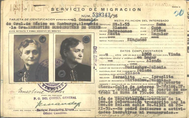 Ernestine Stern, Morgenstern de