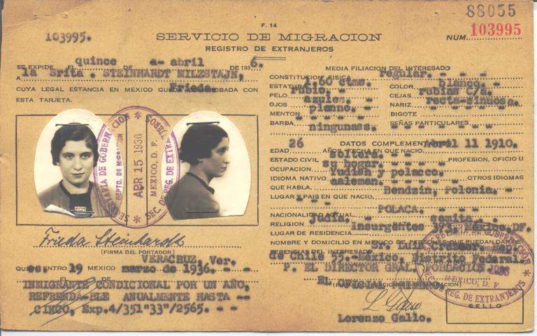 Frieda Steinhardt Milzstajn