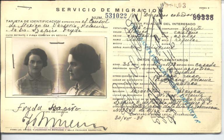 Fryda Arón Szapiro, Blumental de