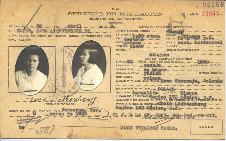 Sara Tayer, Lichtenberg de