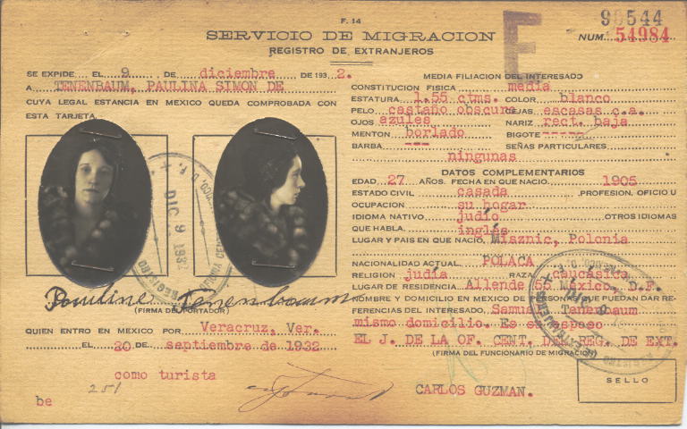 Paulina Tenenbaum, Simón de