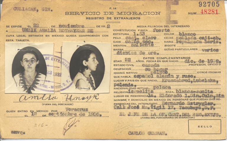 Amalia Unzik, Rothayzer de