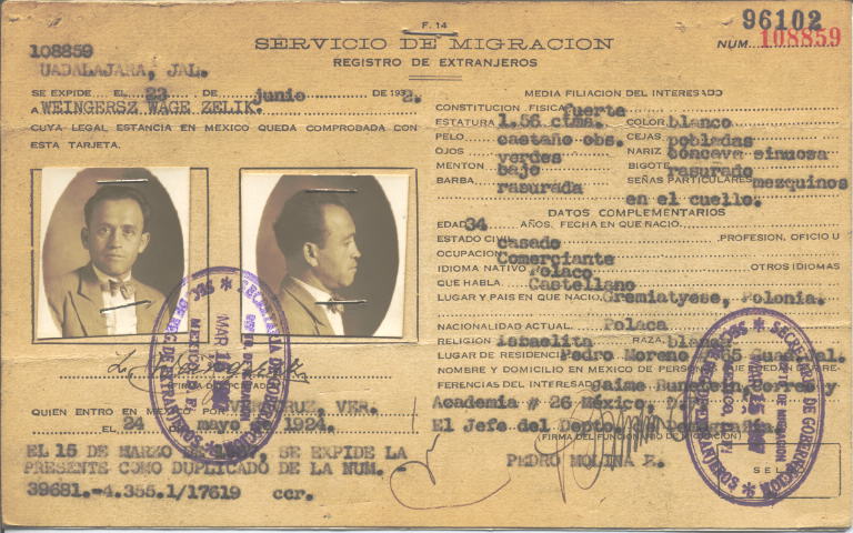 Zelik Weingersz Wage