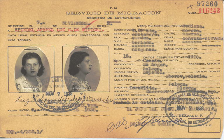 Luz Winicki, Spindel Apsfel de