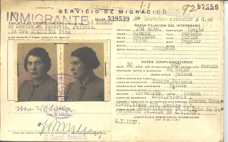 Itta Wiszlicki, Grynsyajn de