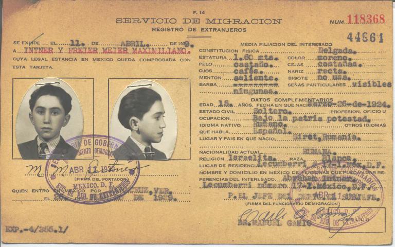 Meier Maximiliano Intner y Freier