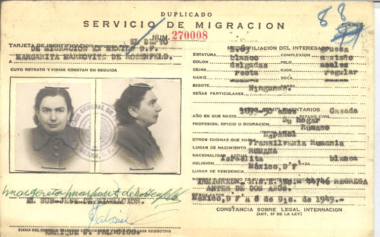 Margarita Markovitz de Rosenfeld