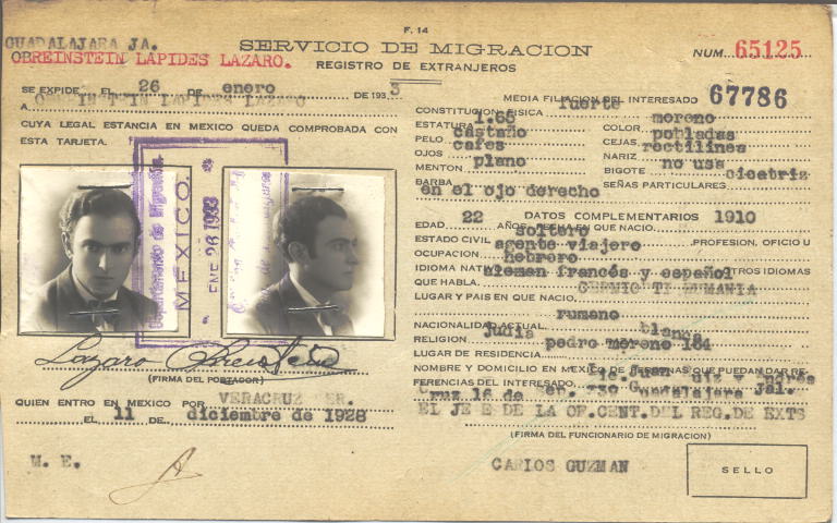 Lazaro Obreinstein Lapides