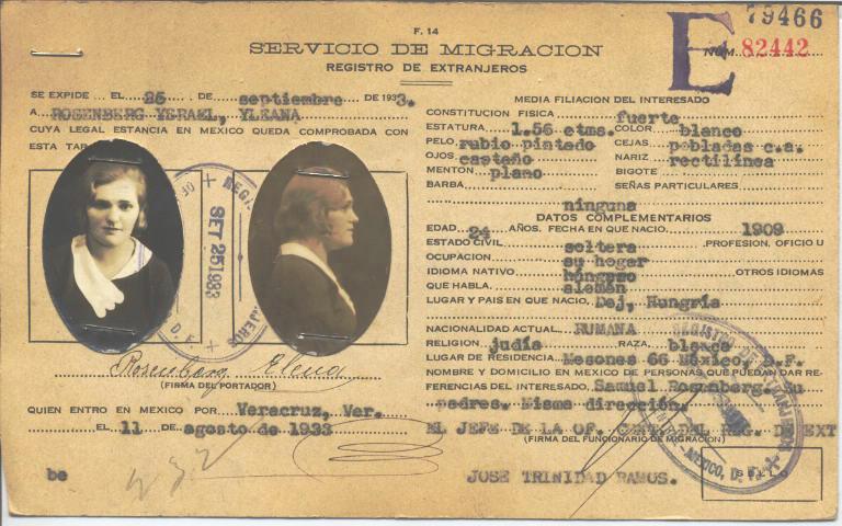 Elena (Yleana) Rosenberg Ysrael