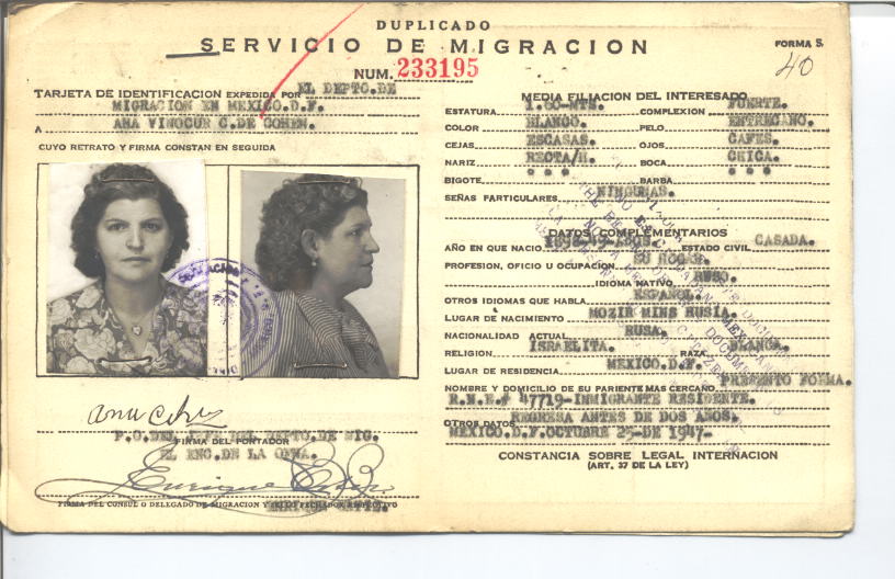 Aba Vinocur C. de Cohen