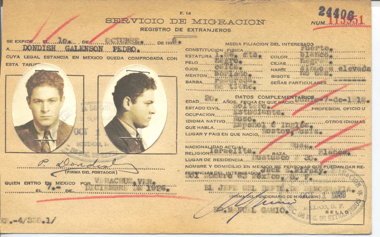 Pedro Dondish Galenson