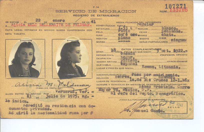 Alicia Melo de Feldman Mellereite