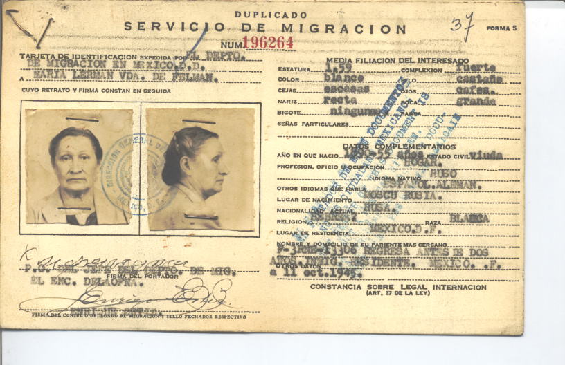 María Lerman Vda. De Felman