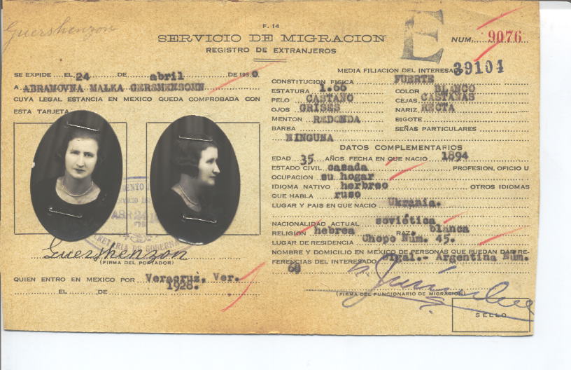 Abramovna Malka de Guershenzon