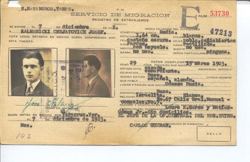 Josef Kalmenicki Chejatovich