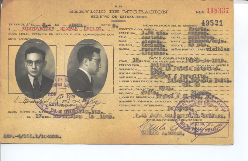 Emilio Kostovetzky Slepak