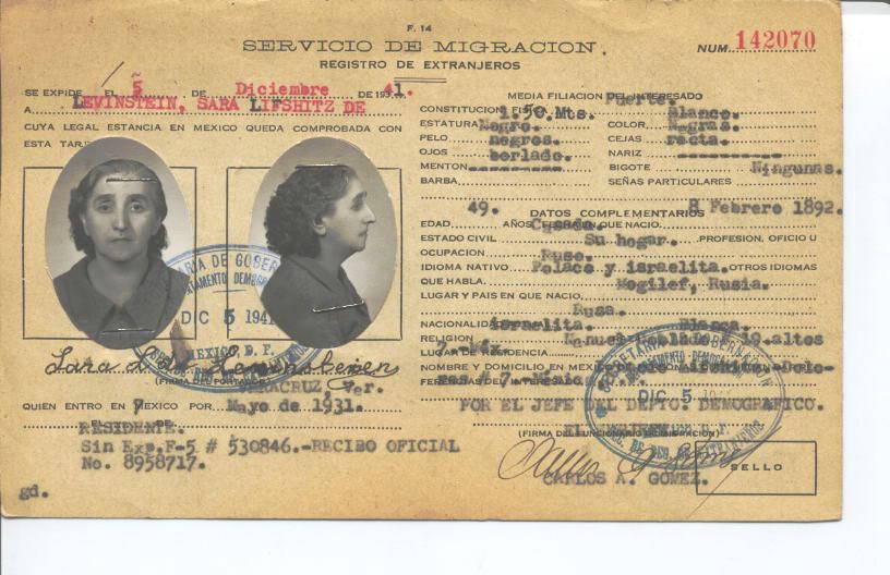 Sara Lifshitz de Levinstein