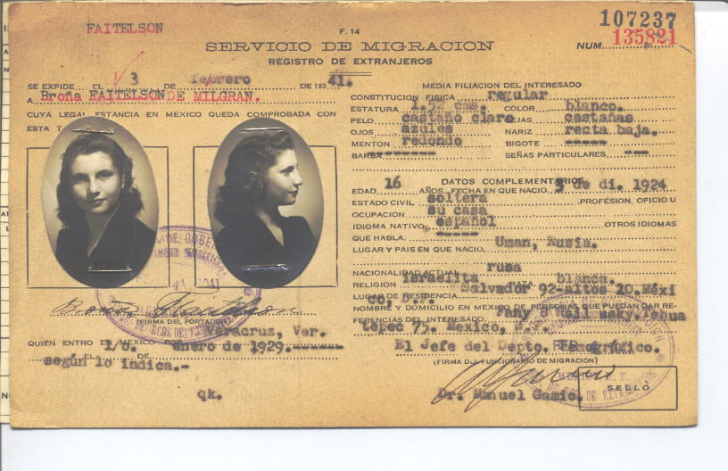 Broña Faitelson de Milgran