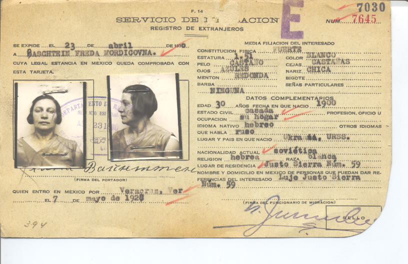 Baschtein Freda Mordicovna