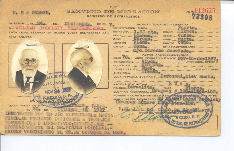 Abraham Podolsky Belocrkovsky