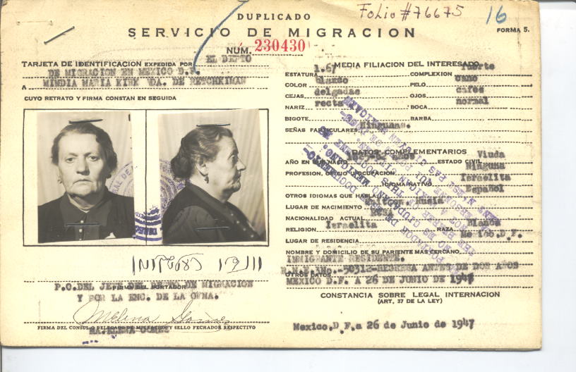 Mindia Kirk Vda. de Retchkiman