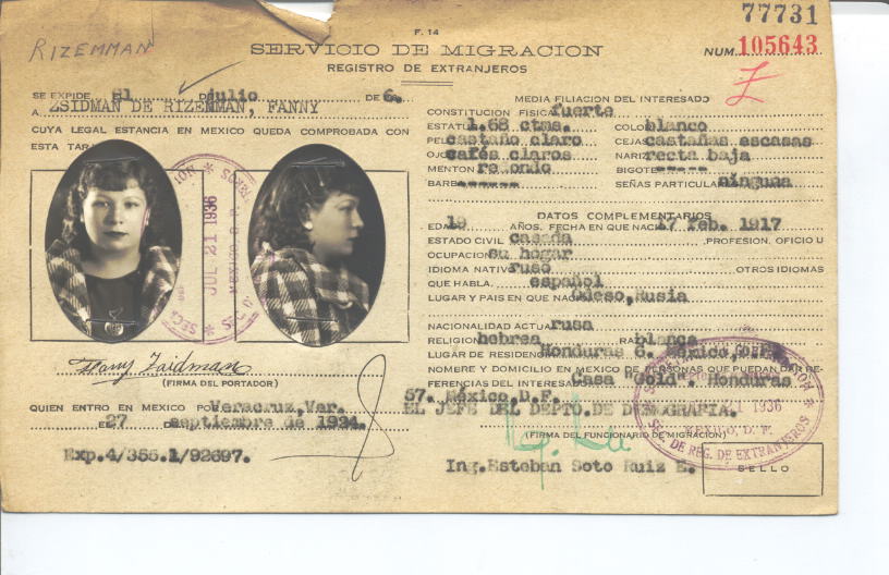 Fanny Zsidman de Rizemman