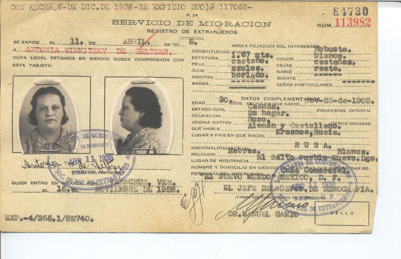 Antonia Winnitzky de Seltzer