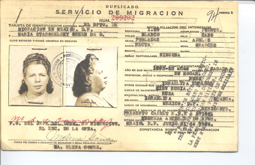 María Staroselsky Green de O.