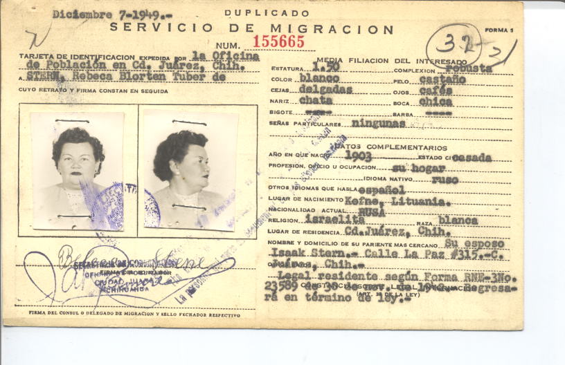 Rebeca Blorten Tuber de Stern