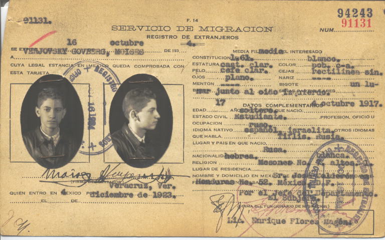 Moisés Veriovsky Govberg