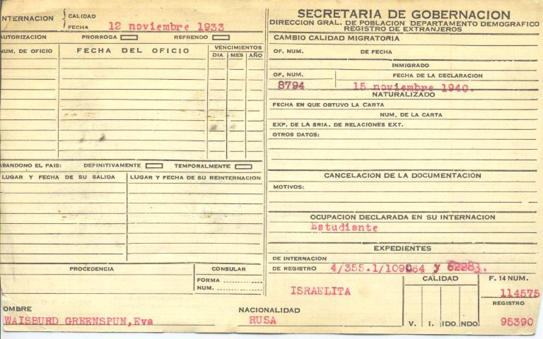 Eva Waisburd Greenspun