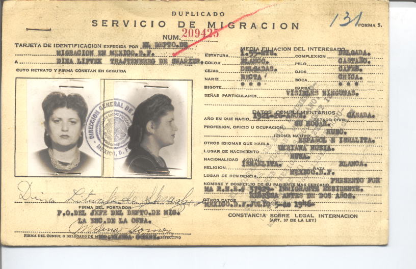 Dina Lipvek Trajtemberg de Swarzer