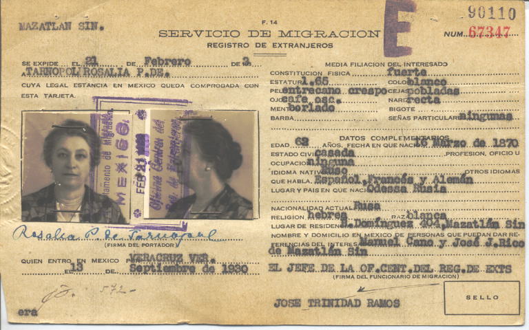 Rosalia P. de Tarnopol