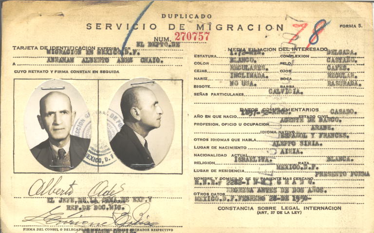 Abraham Alberto Ades, Chayo