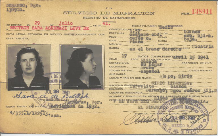 Sara Askenazi Levy de Betech