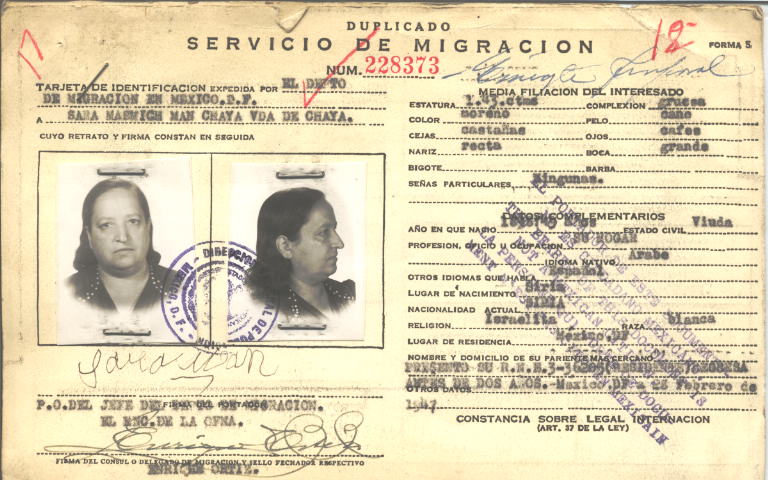 Sara Masmich Chaya Vda de Chaya