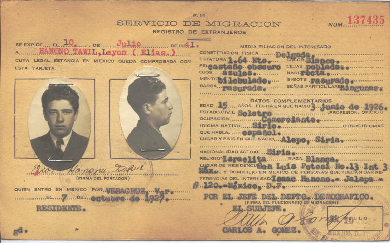 Leyon Elías Hanono Tawil