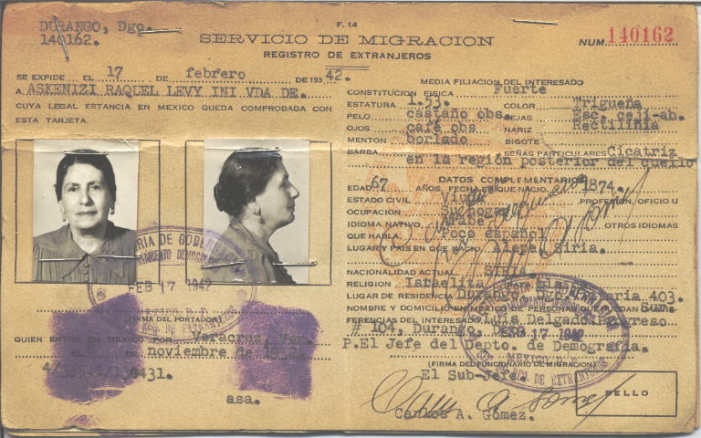 Raquel Levy vda. de Asquenazi