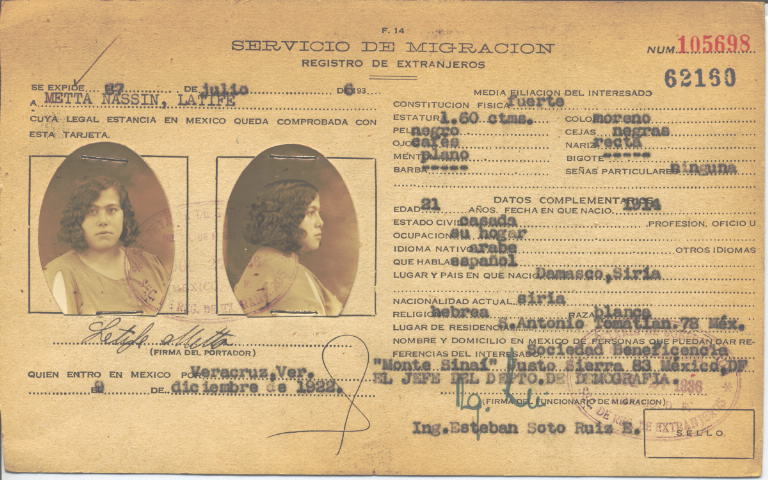 Latife Metta, Nassin