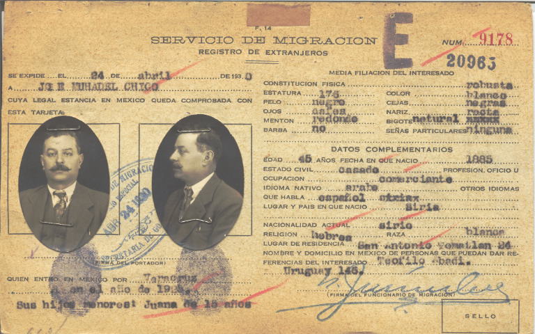 José Muhadel, Chico