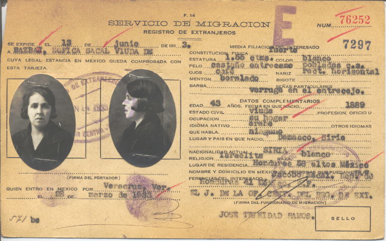 Sofia Sacal, Viuda de Bazbas