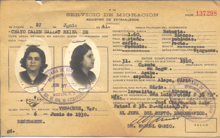 Reina Salem Sallat de Chayo