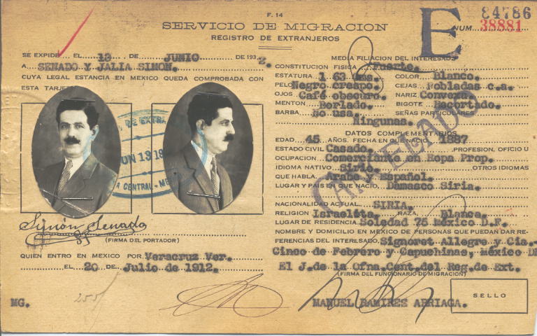 Simón Senado y Jalia