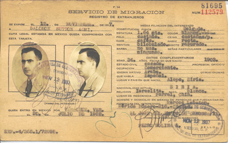 Salomón Sutton Agmi